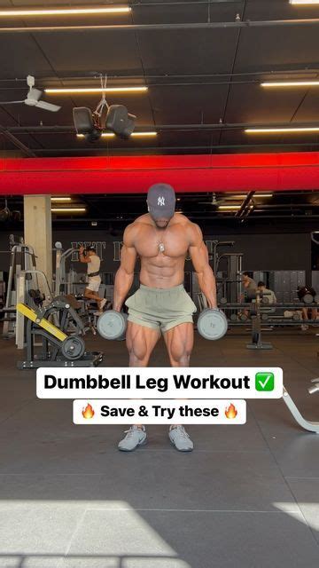 Coach Rambo 🦍🇨🇲 On Instagram Dumbbell Leg Workout 🦵🔥 Save And Share