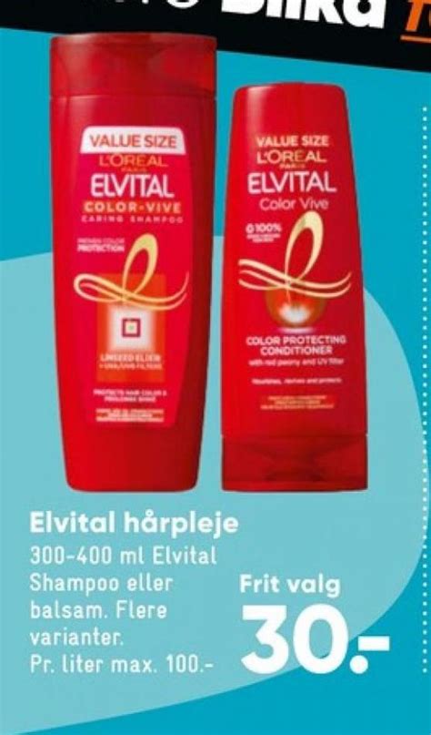 Loreal Elvital Shampoo Bilka April Alle Tilbudsavis