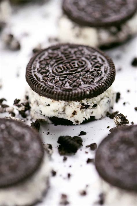 Oreo Ice Cream Sandwich - The Gunny Sack