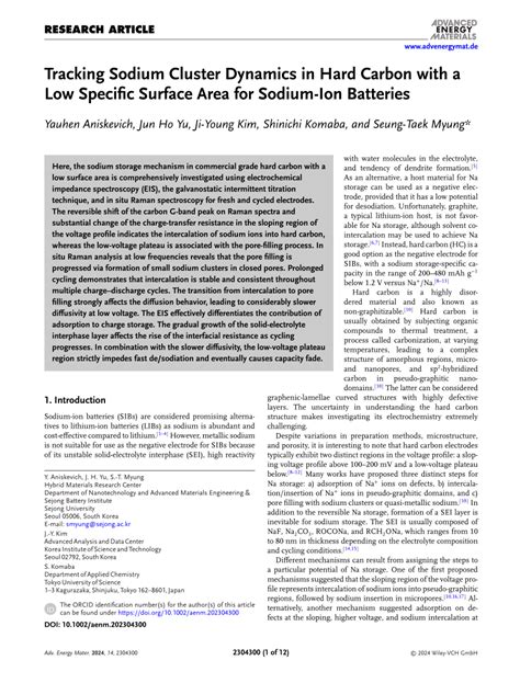 Tracking Sodium Cluster Dynamics In Hard Carbon With A Low Specific