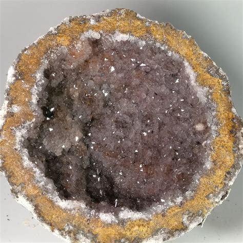 Complete Geode With Quartz And Calcite Crystals On Matrix Catawiki