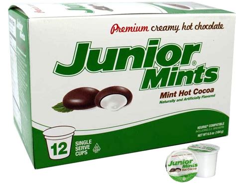 Junior Mints Flavored Hot Cocoa In K Cups There Are Flavored K Cups Per Box Delicious