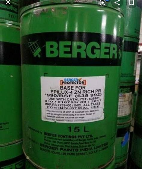 Zinc Rich Epoxy Primer Berger Price Deals Bellvalefarms