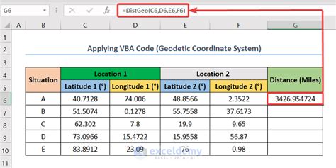 Macro In Excel Calculate Distance Between Coordinates Hot Sex Picture