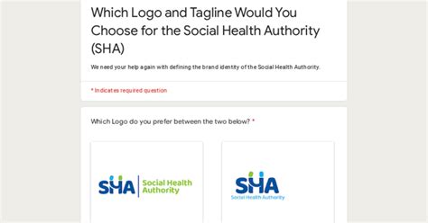 logo  tagline   choose   social health authority