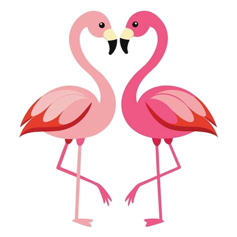 Cari Osa Pareja De Flamencos Rosados Haciendo El Coraz N Vacaciones De