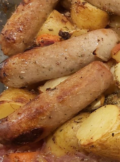 Sausage Traybake Recipe Image By Janice Charlesworth Pinch Of Nom