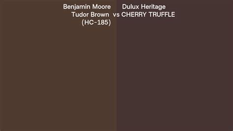 Benjamin Moore Tudor Brown Hc Vs Dulux Heritage Cherry Truffle