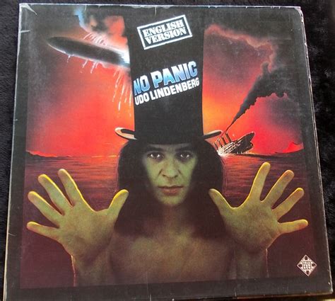 UDO LINDENBERG No Panic On The Titanic LP English Version EBay