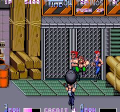 Screenshot Of Double Dragon Ii The Revenge Arcade Mobygames