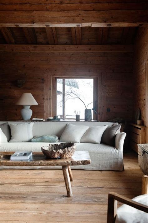 Natural Chalet Living Room Designs Digsdigs