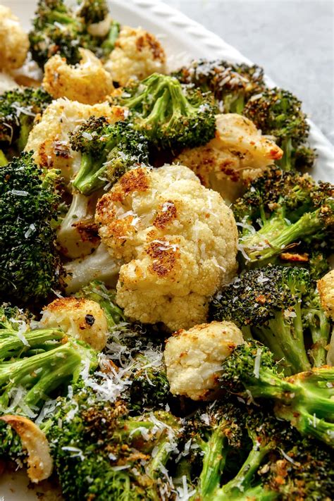 Roasted Broccoli And Cauliflower Skinnytaste Nature S Gateway