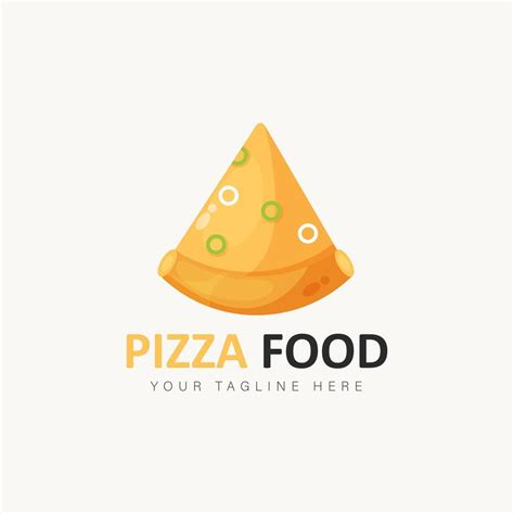 Pizza slice logo design illustration 12496829 Vector Art at Vecteezy