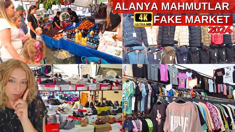 ALANYA FAKE MARKET 2024 4K I MAHMUTLAR BAZAAR MARKET PRİCES İN TURKEY