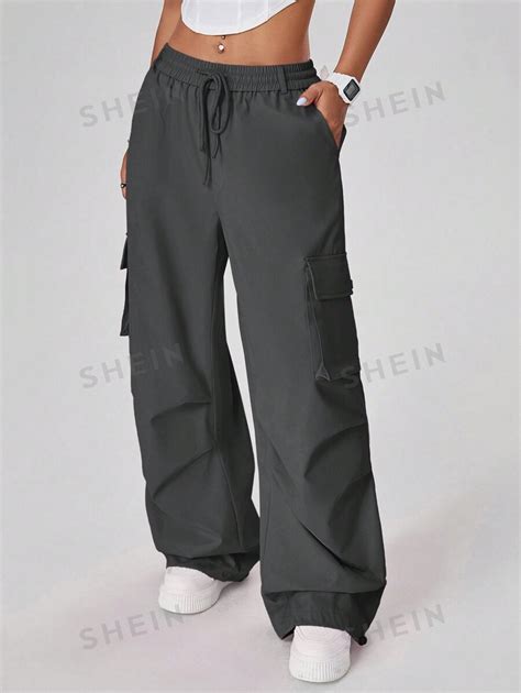 Shein Coolane Women S American Style Streetwear Cargo Pants Lightweight