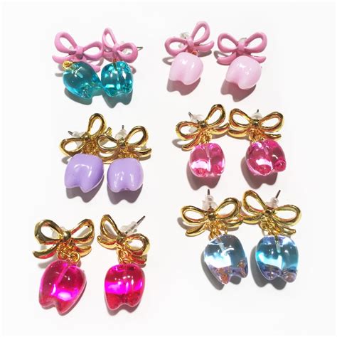 Candy Pop earrings ~ Aqua Bon Bon | Cicely Margo