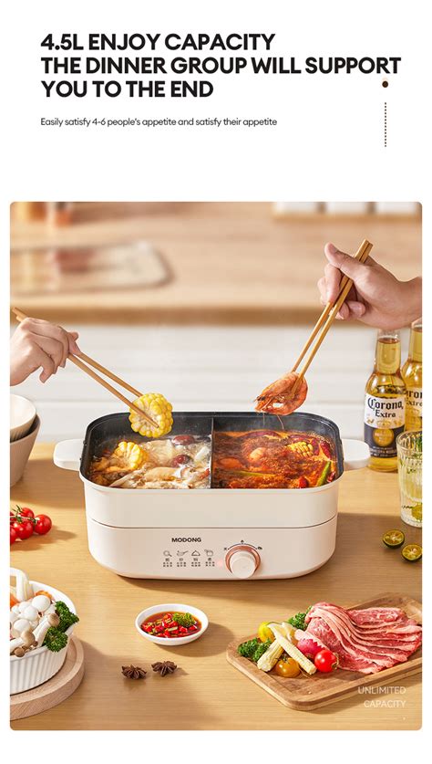 MODONG Two Duck Multi Functional Split Type Electric Hot Pot 鴛鴦鍋 L Shopee Malaysia