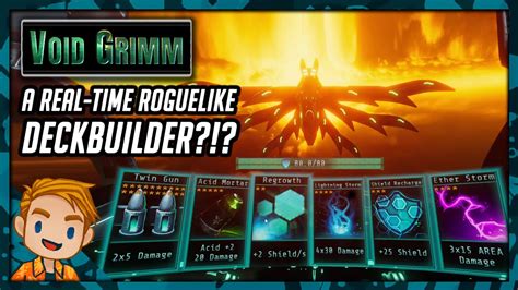 A Real Time Roguelike Deckbuilder Let S Play Void Grimm Youtube