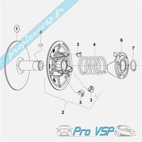 Flasque Fixe Variateur Boite Voiture Sans Permis Aixam Grecav Sonique