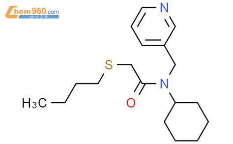 Acetamide Butylthio N Cyclohexyl N Pyridinylmethyl