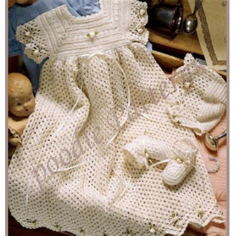 Beautiful Crocheted Christening Gown Newborn Christening Etsy