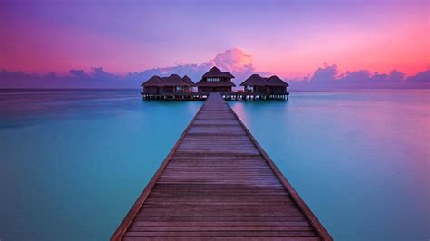 Download Maldives Beautiful Sunset Wallpaper | Wallpapers.com