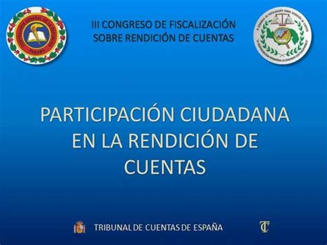 PPT PARTICIPACI N CIUDADANA EN LA RENDICI N DE CUENTAS PowerPoint