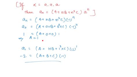 SOLVED Solve The Recurrence Relation Together With The Initial