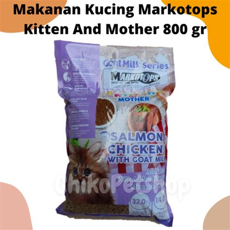 Jual Makanan Kucing Markotops Kitten And Mother Dry Food 800gr