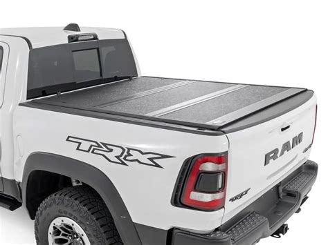 Rough Country 47320550b 2019 2025 Dodge Ram 1500 4wd And 2wd Hard Low Profile Tonneau Cover Jack It