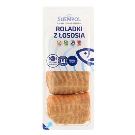 Suempol Roladki z łososia 250 g Torimpex Toruń