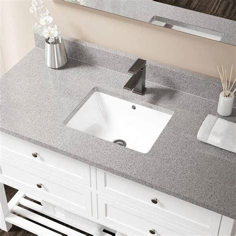 Horow 21 5 8 In Rectangular Glazed Ceramic Undermount Bathroom Vanity