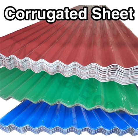 Corrugated Sheet Gauge 24 APO Roofing Sold Per 1 4 Feet And 150 Cm Blue