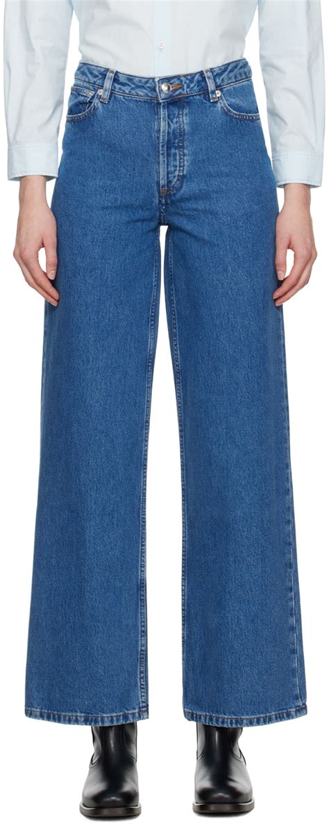 Indigo Elisabeth Jeans By A P C On Sale