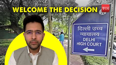 Bungalow Row Raghav Chadha Gets Relief Delhi Hc Stays Lower Court