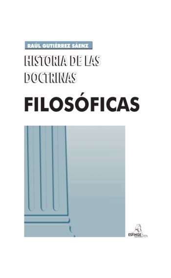 Historia De Las Doctrinas Filosoficasdgb