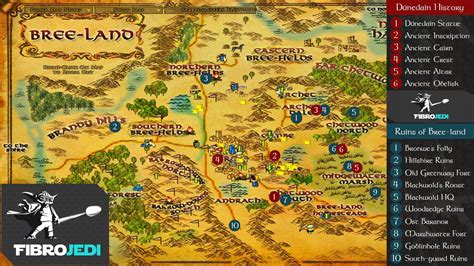 LOTRO The Ruins Of Bree Land Deed Guide And Map FibroJedi