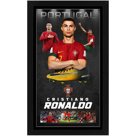 Soccer - Cristiano Ronaldo Portugal Signed & Framed Boot | Taylormade ...