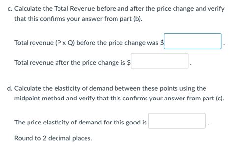 Solved Suppose A Demand Curve Is Represented By The Equation