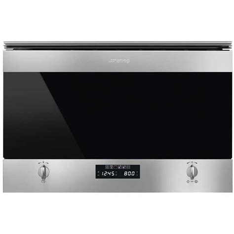 SMEG BUILT-IN MICROWAVE OVEN WITH ELECTRIC GRILL MP322X1 |FAB Appli...