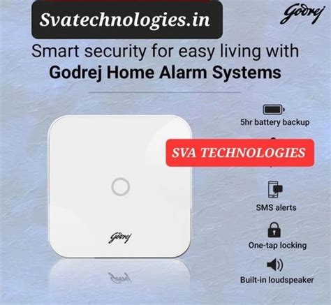 GODREJ Abs Plastic Wireless Intrusion Alarm System For Home Security