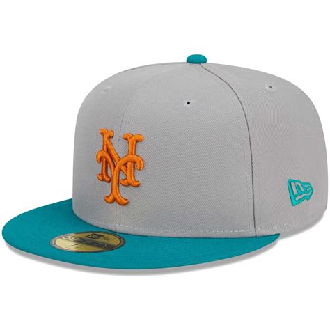 New Era New York Mets Gray/Teal 2023 59FIFTY Fitted Hat