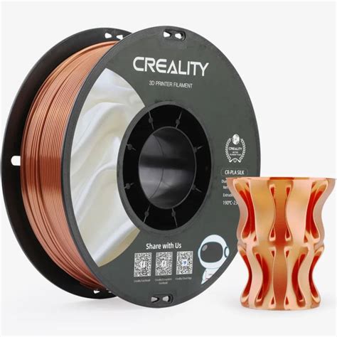 Филамент Creality CR-SILK, 1 кг, 1.75 мм, Red Copper - eMAG.bg