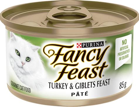 Fancy Feast Wet Cat Food Pate Turkey Giblets Feast G Can