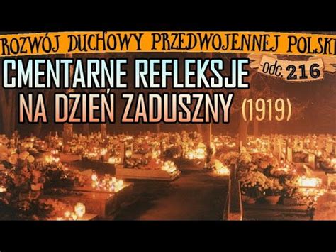 Zaduszne Cmentarne Refleksje Na Dzie Zaduszny A Wysocka