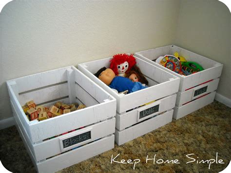 Keep Home Simple: Homemade Wooden Crates