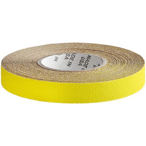 Wooster Flex Tred 1 X 60 Anti Slip Tape Roll With Safety Yellow 46 Grit Surface Saf 0160r