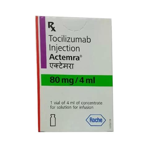 Actemra Mg Injection Latest Price Uses Dosage Instructions Side