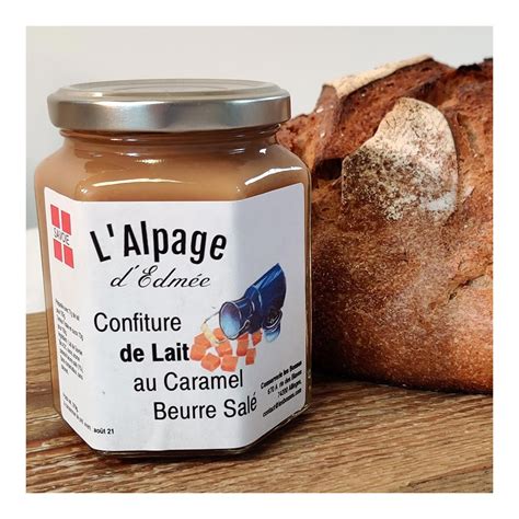 Confiture De Lait Au Caramel Beurre Sal Fromagerie Lescheraines Et