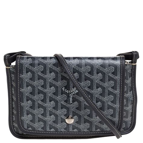 Goyard Grey Goyardine Coated Canvas Plumet Crossbody Bag Goyard The